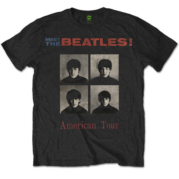 The Beatles | Official Band T-Shirt | American Tour 1964 (Back Print)