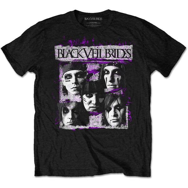 Black Veil Brides | Official Band T-Shirt | Grunge Faces