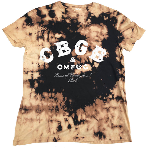 CBGB | Official Band T-Shirt | Classic Logo (Dip-Dye)