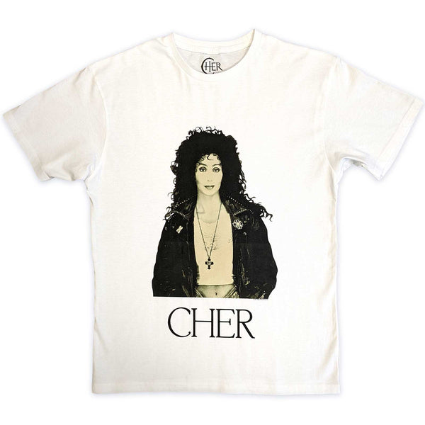 Cher | Official Band T-Shirt | Leather Jacket