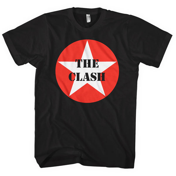 The Clash | Official Band T-Shirt | Star Badge