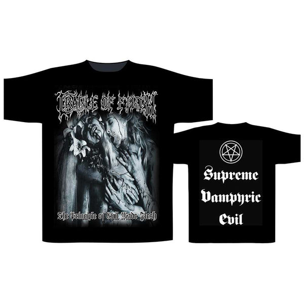 Cradle Of Filth | Official Band T-Shirt | Supreme Vampiric Evil (Back Print)