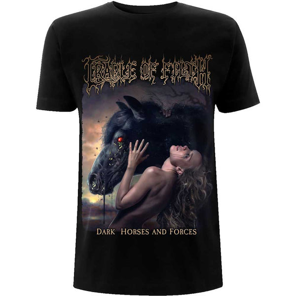 Cradle Of Filth | Official Band T-Shirt | Dark Horses (Back Print)