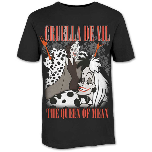 Disney | Official Band T-Shirt | 101 Dalmations Cruella Homage