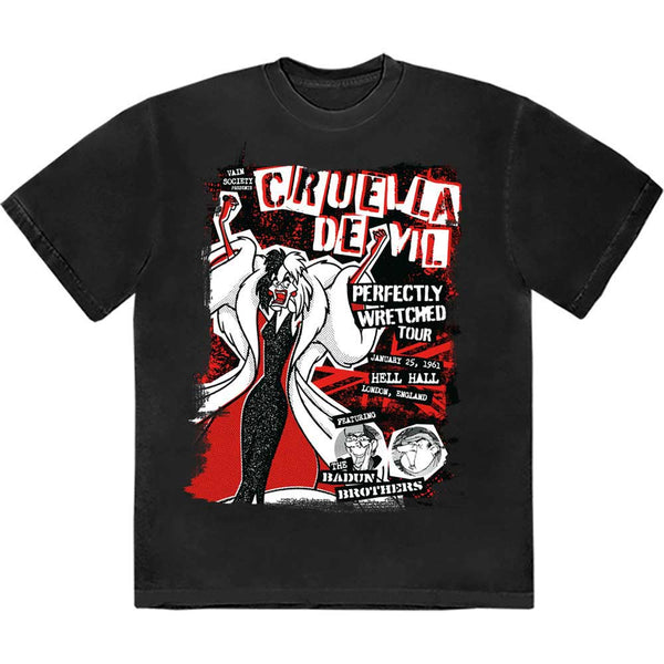 Disney | Official Band T-Shirt | 101 Dalmatians Cruella Tour