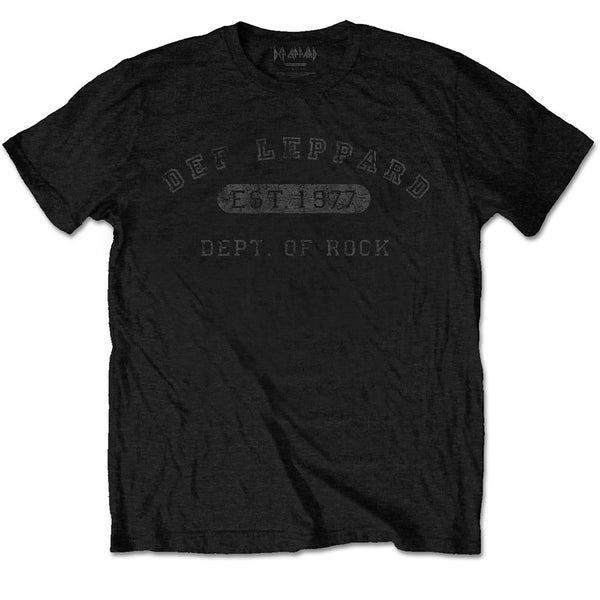 Def Leppard Unisex T-Shirt: Collegiate Logo