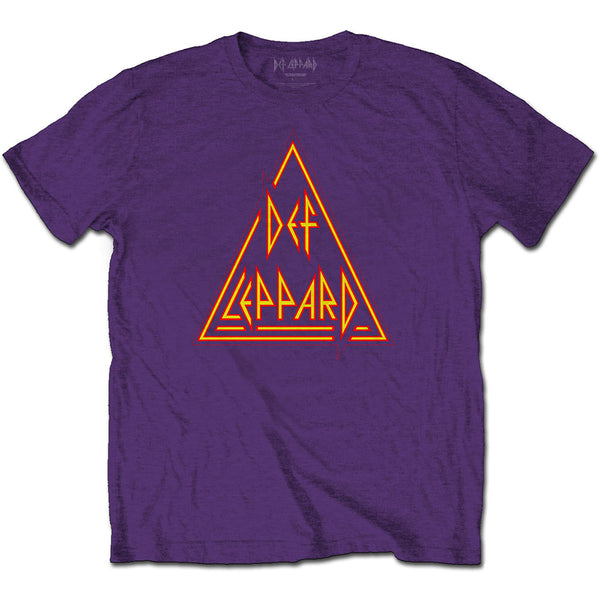 Def Leppard | Official Band T-Shirt | Classic Triangle Logo