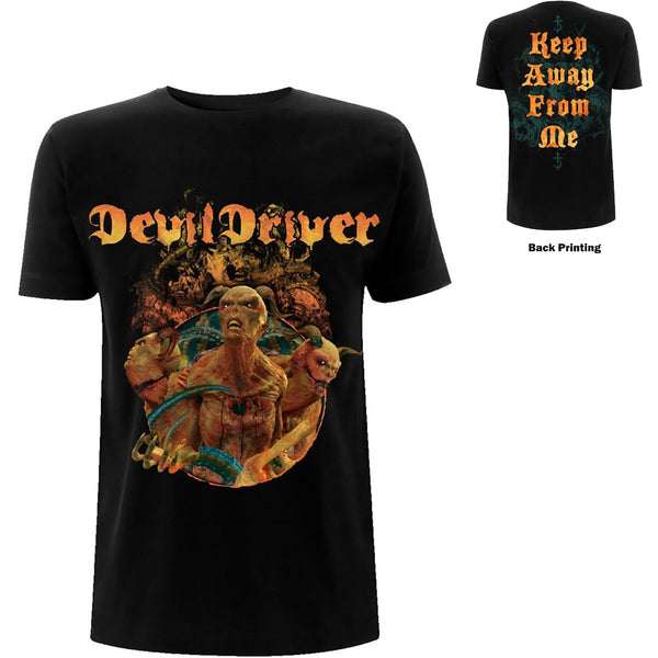 DevilDriver | Official Band T-Shirt | Keep Away from Me (Back Print)