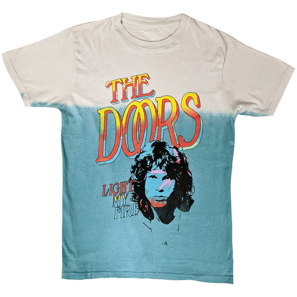 The Doors | Official Band T-Shirt | Light My Fire Stacked (Wash Collection)