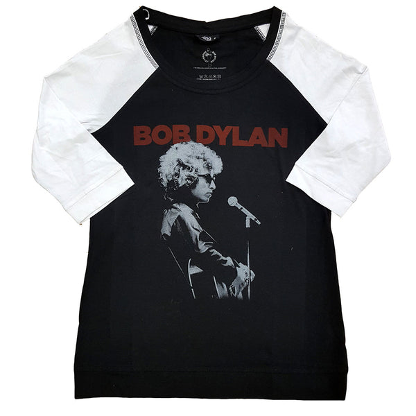 Bob Dylan Unisex Raglan T-Shirt: Sound Check