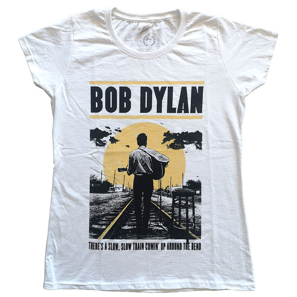 Bob Dylan Ladies T-Shirt: Slow Train