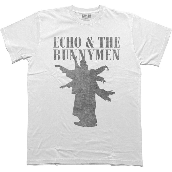 Echo & The Bunnymen| Official Band T-Shirt | Silhouettes White