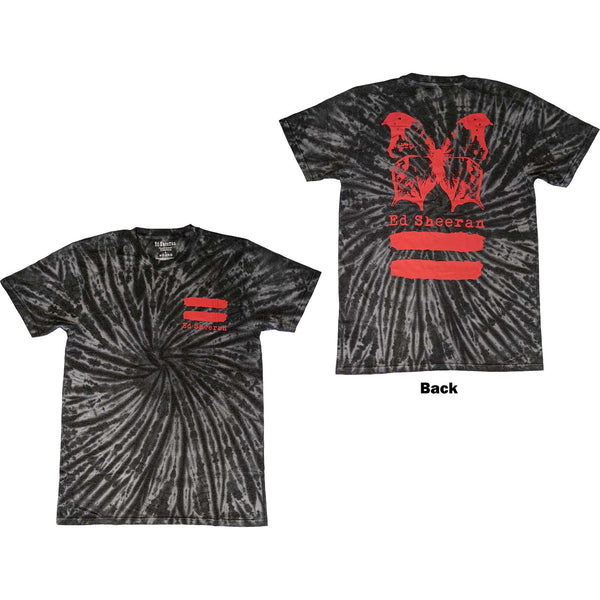 Ed Sheeran | Official Band T-Shirt | Red Equals Butterfly (Back Print & Wash Collection)