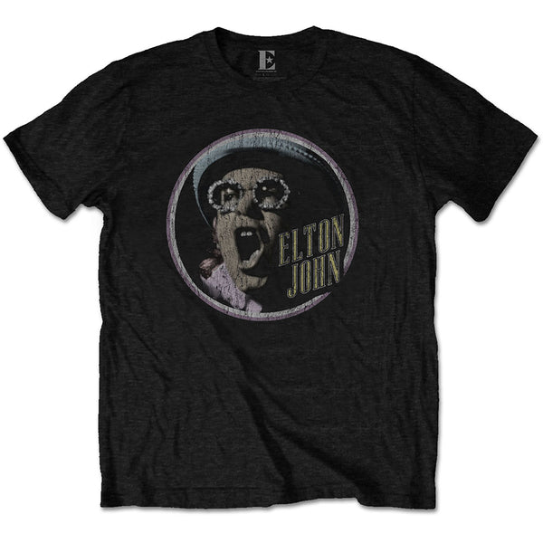 Elton John | Official Band T-Shirt | Circle