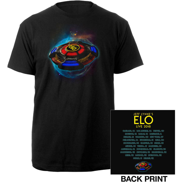 ELO | Official Band T-Shirt | 2018 Tour Logo (Ex. Tour/Back Print)
