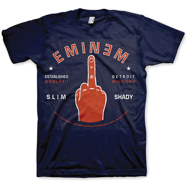 Eminem | Official Band T-Shirt | Detroit Finger
