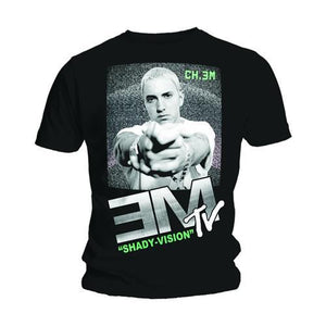 Eminem Unisex Tee: EM TV Shady Vision