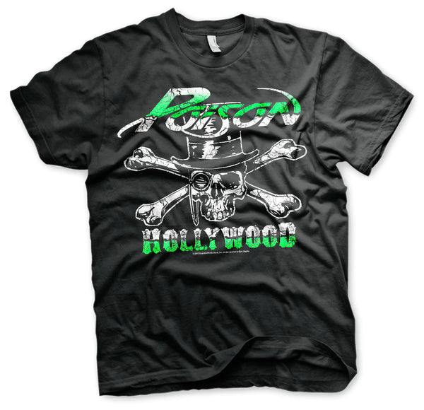 Poison | Official Band T-Shirt | Hollywood Skull