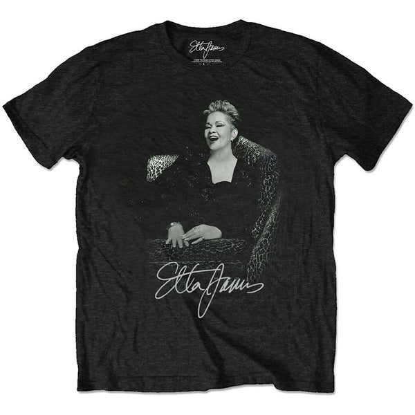 Etta James | Official Band T-Shirt | Etta Seated