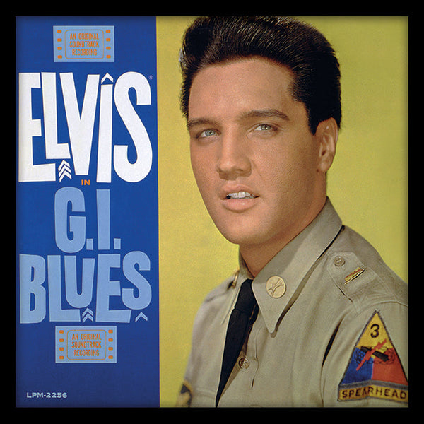Elvis Presley G.I. Blues: 30.5 x 30.5cm Framed Print