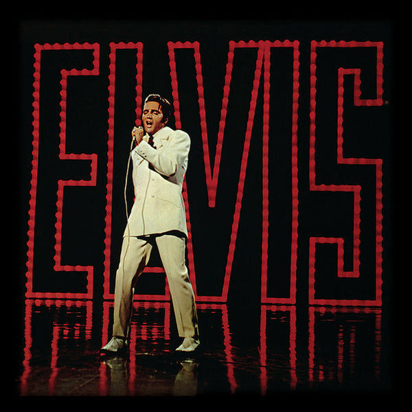 Elvis Presley Live: 30.5 x 30.5cm Framed Print