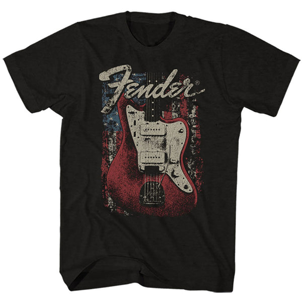Fender | Official Band T-Shirt | Distressed Guitar