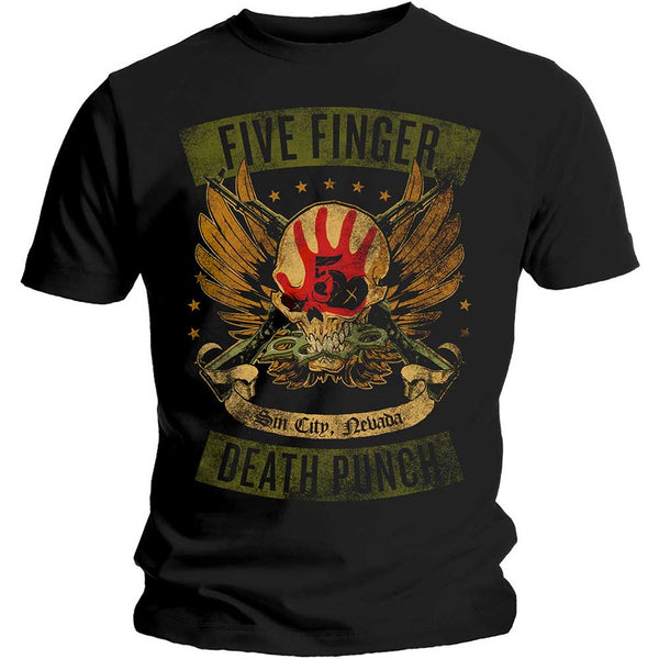 Five Finger Death Punch Unisex T-Shirt: Locked & Loaded