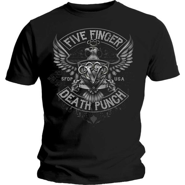 Five Finger Death Punch | Official Band T-Shirt | Howe Eagle Crest