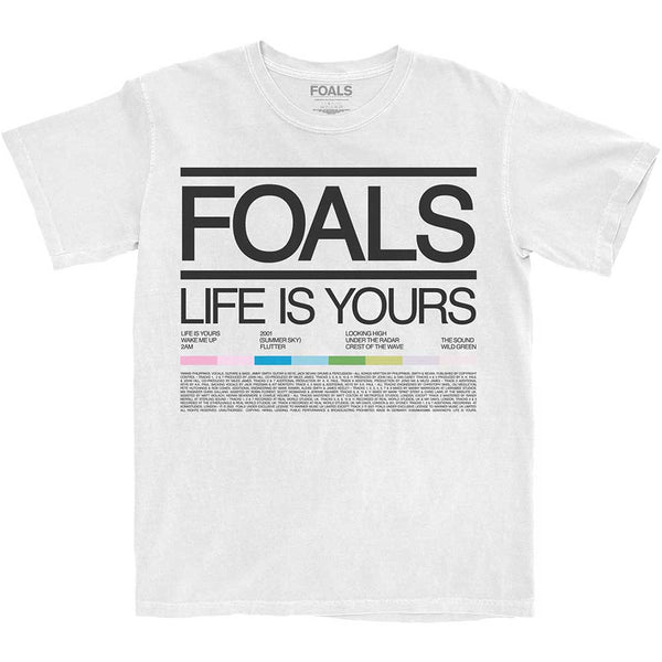 Foals | Official Band T-Shirt | Life Is Yours Song List
