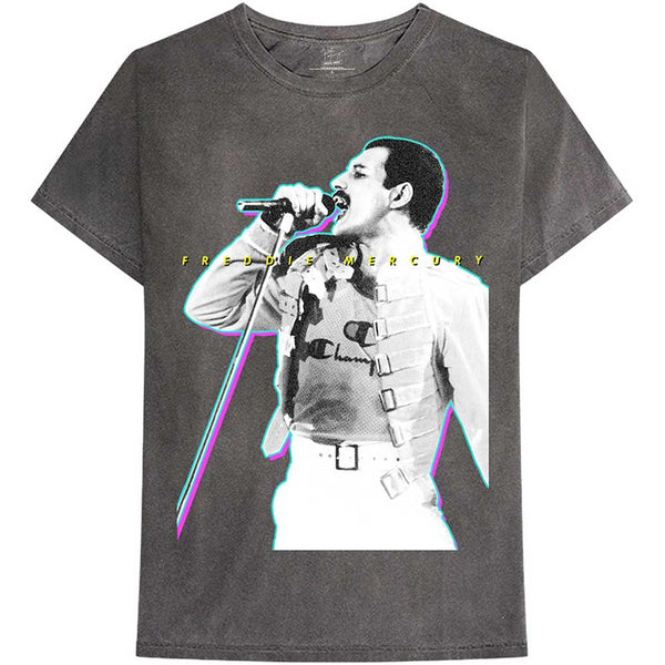 Freddie Mercury | Official Band T-Shirt | Glow (Mineral Wash)