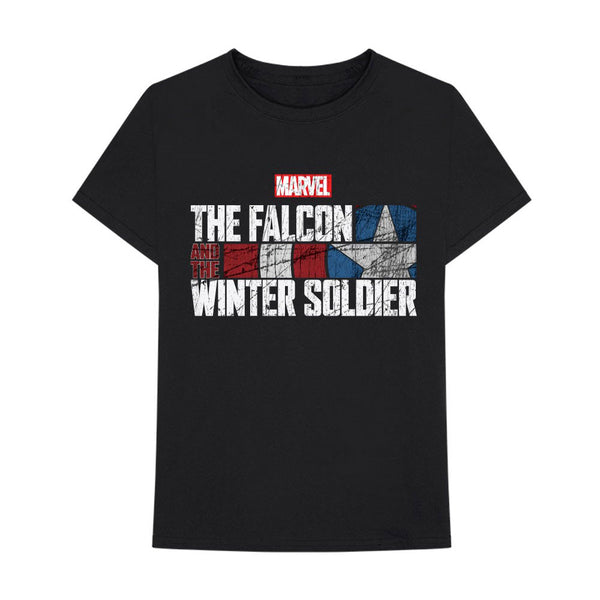 Marvel Comics | Official Band T-Shirt | Falcon & Winter Soldier Text Logo