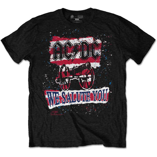 AC/DC | Official Band T-Shirt | We Salute You Stripe