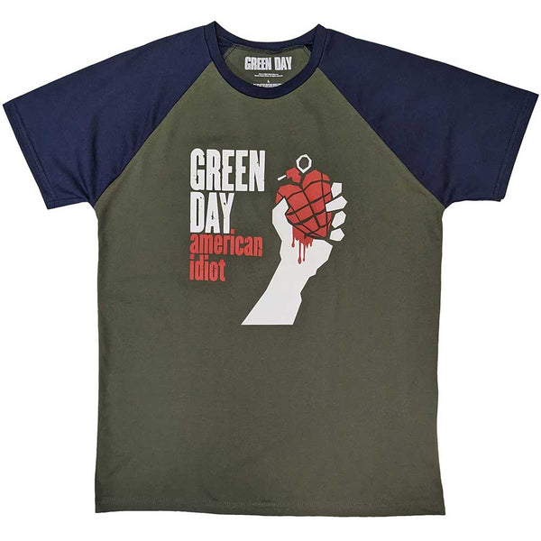 Green Day | Official Band Raglan T-Shirt | American Idiot