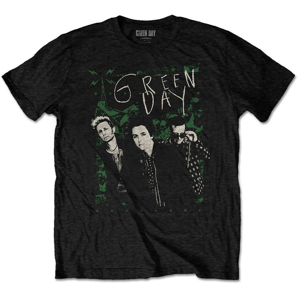 Green Day | Official Band T-Shirt | Green Lean