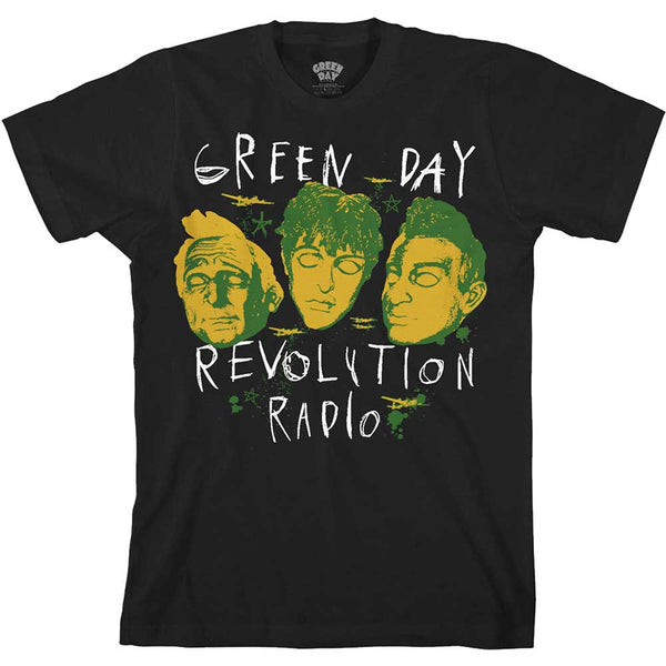 Green Day Unisex T-Shirt: Scribble Mask