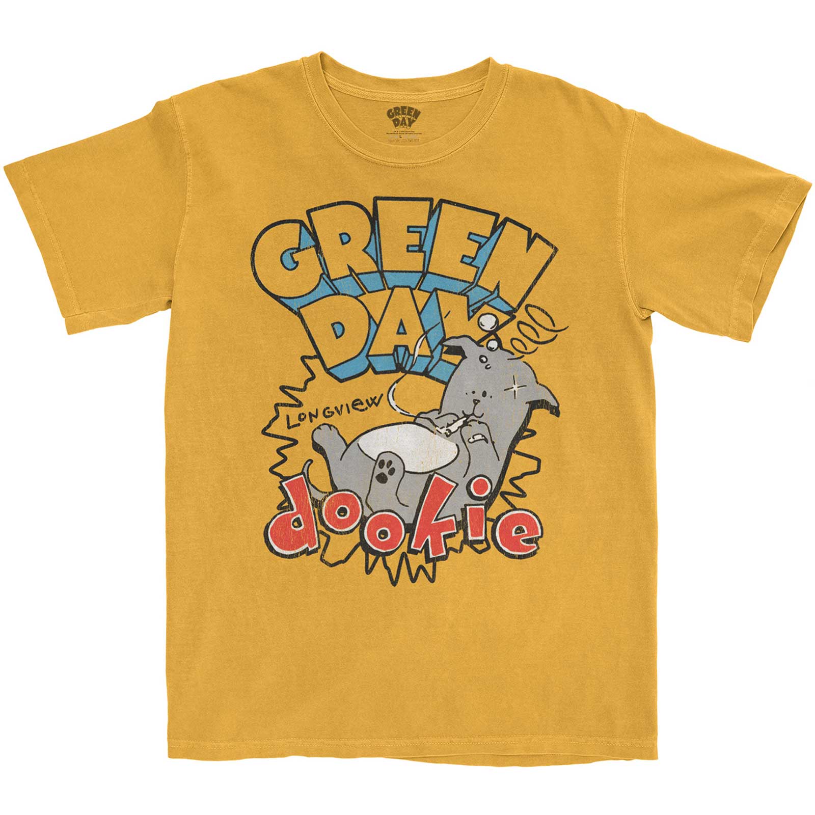 Green Day | Official Band T-Shirt | Dookie Longview – HeyRusty