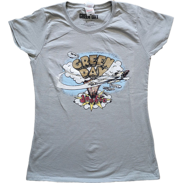 Green Day Ladies T-Shirt: Vintage Dookie