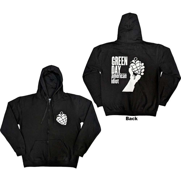 Green Day | Official Band Zipped Hoodie | American Idiot The Musical (Back Print)