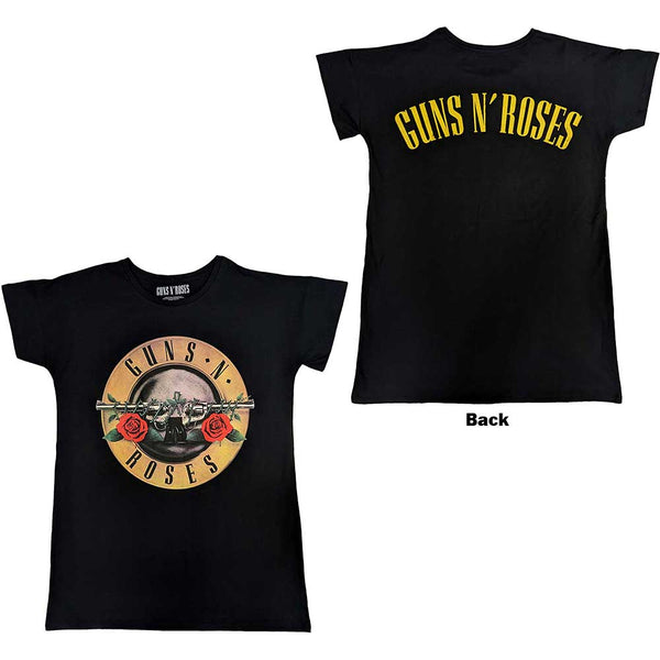 Guns N' Roses | Official Band Ladies Nightdress | Classic Logo (Back Print)