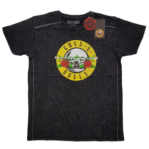 Guns N' Roses Unisex Snow Wash Tee: Classic Logo