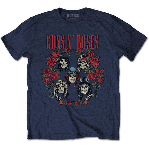 Guns N' Roses | Official Band T-Shirt | Skulls Wreath