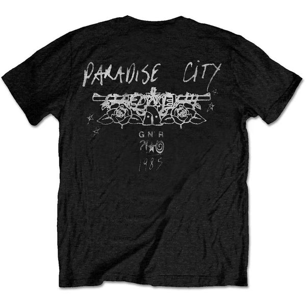 Guns N' Roses | Official Band T-Shirt | Paradise City Stars (Back Print)
