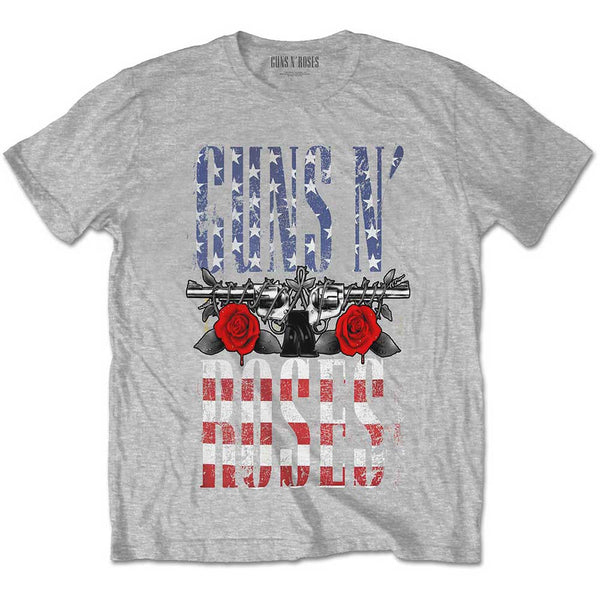 Guns N' Roses | Official Band T-Shirt | US Flag in Logo