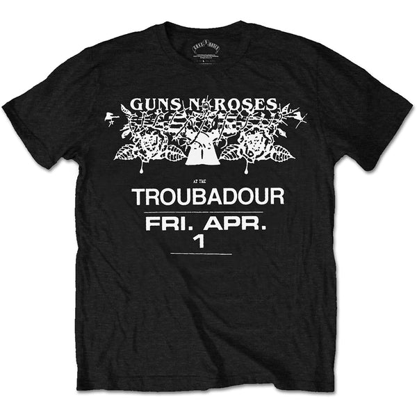 Guns N' Roses | Official Band T-Shirt | Troubadour Flyer