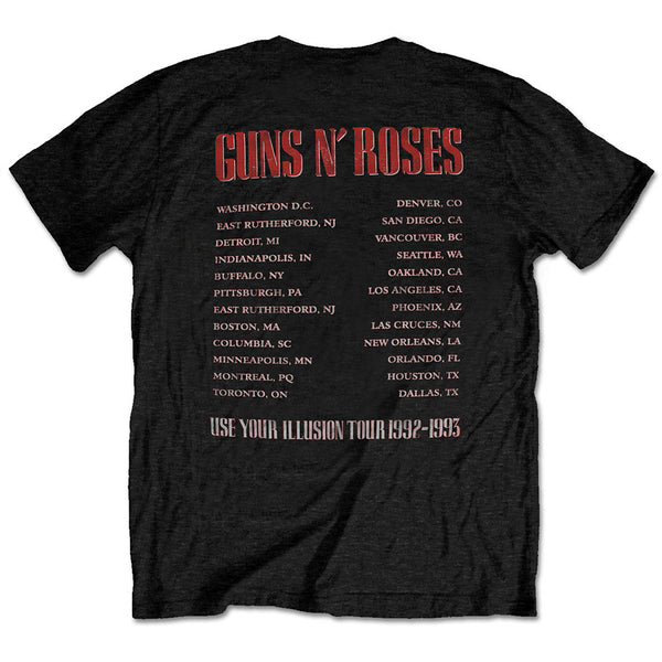 Guns N' Roses | Official Band T-shirt | Illusion Tour (Back Print)