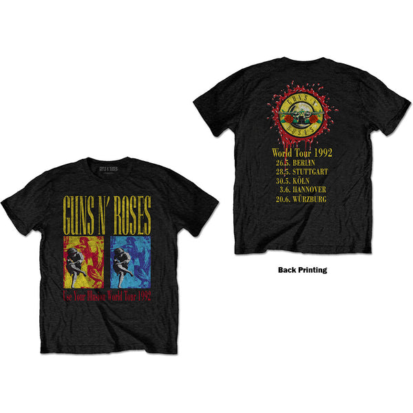 Guns N' Roses | Official Band T-Shirt | Use Your Illusion World Tour (Back Print)