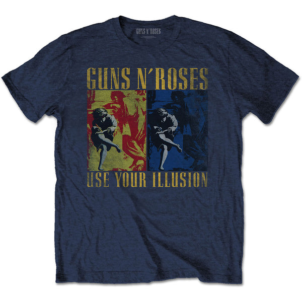 Guns N' Roses | Official Band T-Shirt | Use Your Illusion Navy