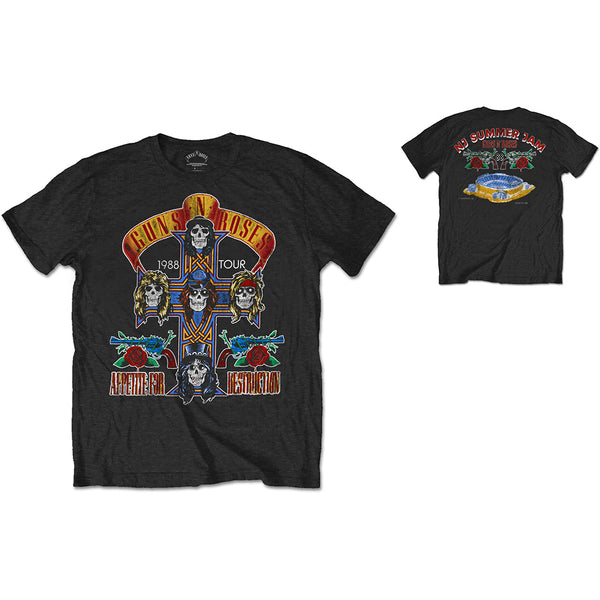 Guns N' Roses | Official Band T-Shirt | NJ Summer Jam 1988 (Back Print)