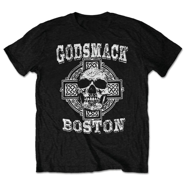 Godsmack | Official Band T-Shirt | Boston Skull