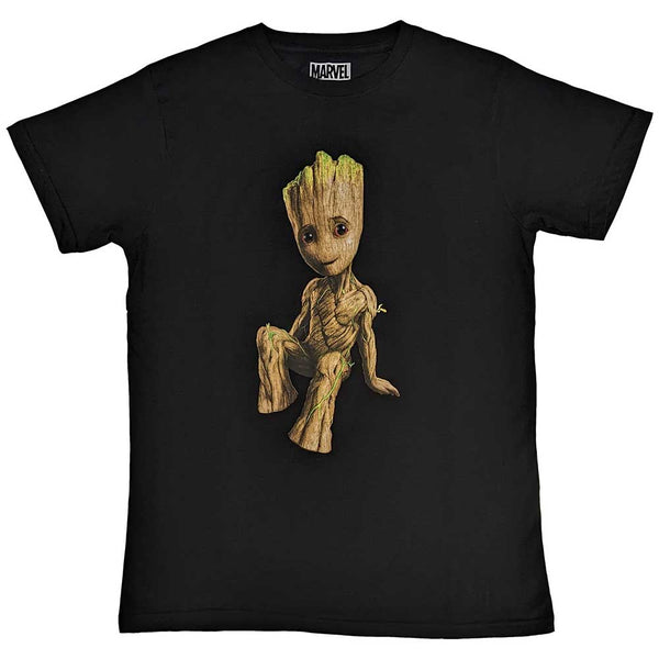 Marvel Comics | Official  Film T-Shirt | Guardians of the Galaxy Groot Perch